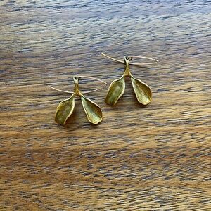 Gold Leaf Earrings